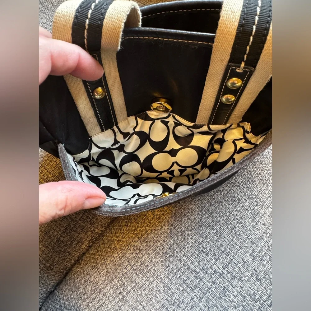 Coach Hampton Mini Tote Bag - Picture 7 of 13